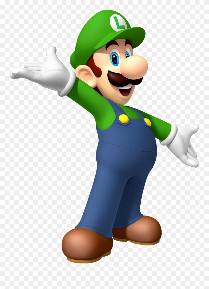 Luigi - World Of Nintendo 4 Inch Figures Iggy W/ Wand Clipart