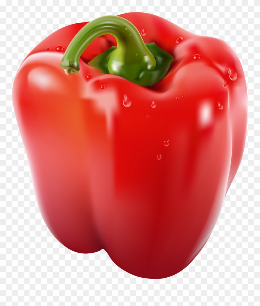 Red Capsicum - Peppers Clipart