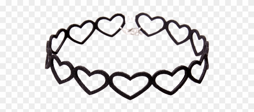 Dropshipping For Vintage Heart Choker Necklace To Sell - Women Fashion Hollow Heart Choker Clavicle Necklaces Clipart