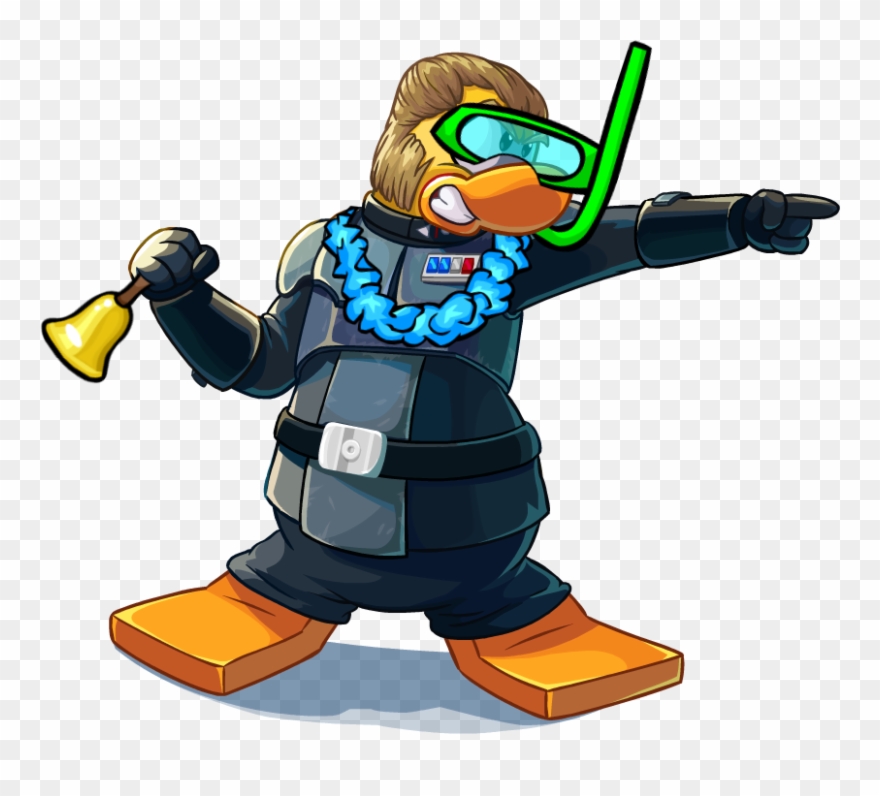 Twozenos124/penguin Walking Across My Screen - Club Penguin Clipart