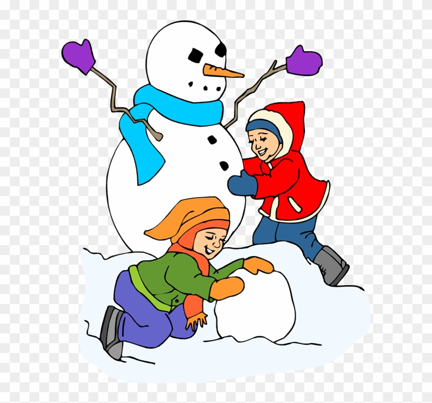 Out In The Snow Clipart - Png Download