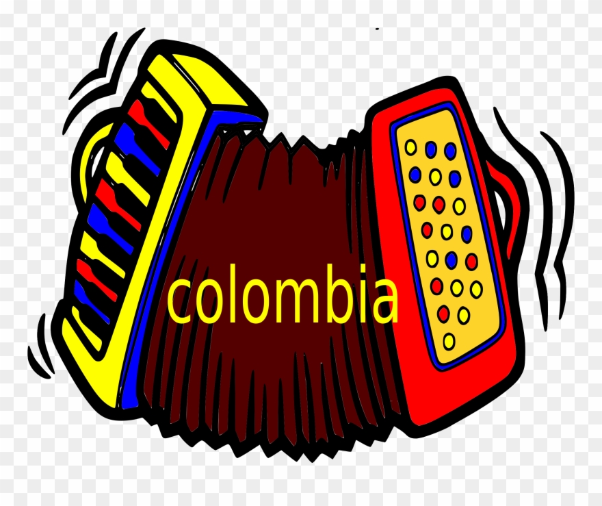 Dibujo Acordeon De Colombia Clipart