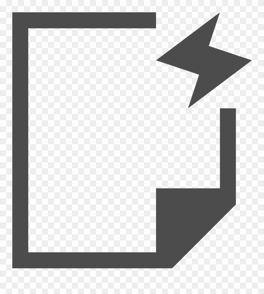 Open - Triangle Clipart