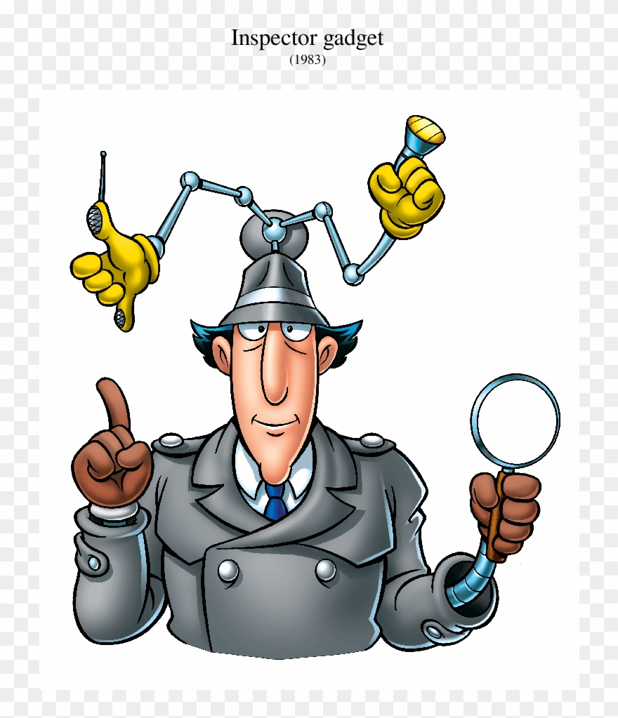 Inspector Gadget Sheet Music For Flute, Violin, Voice, - Inspector Gadget Png Clipart