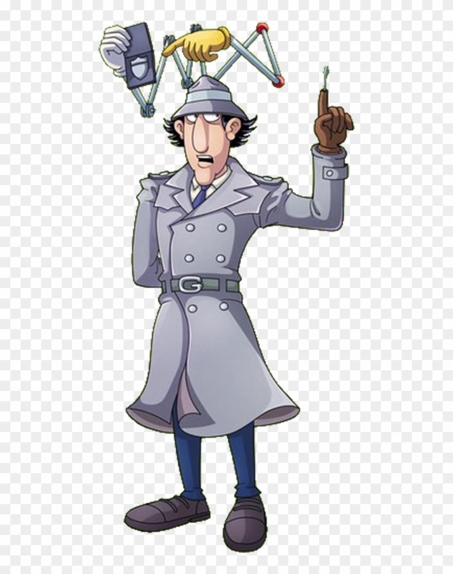Inspector Gadget On The Job - Gadgets Del Inspector Gadget Clipart