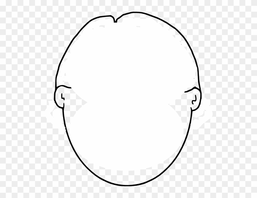 Blank Face Template Clipart