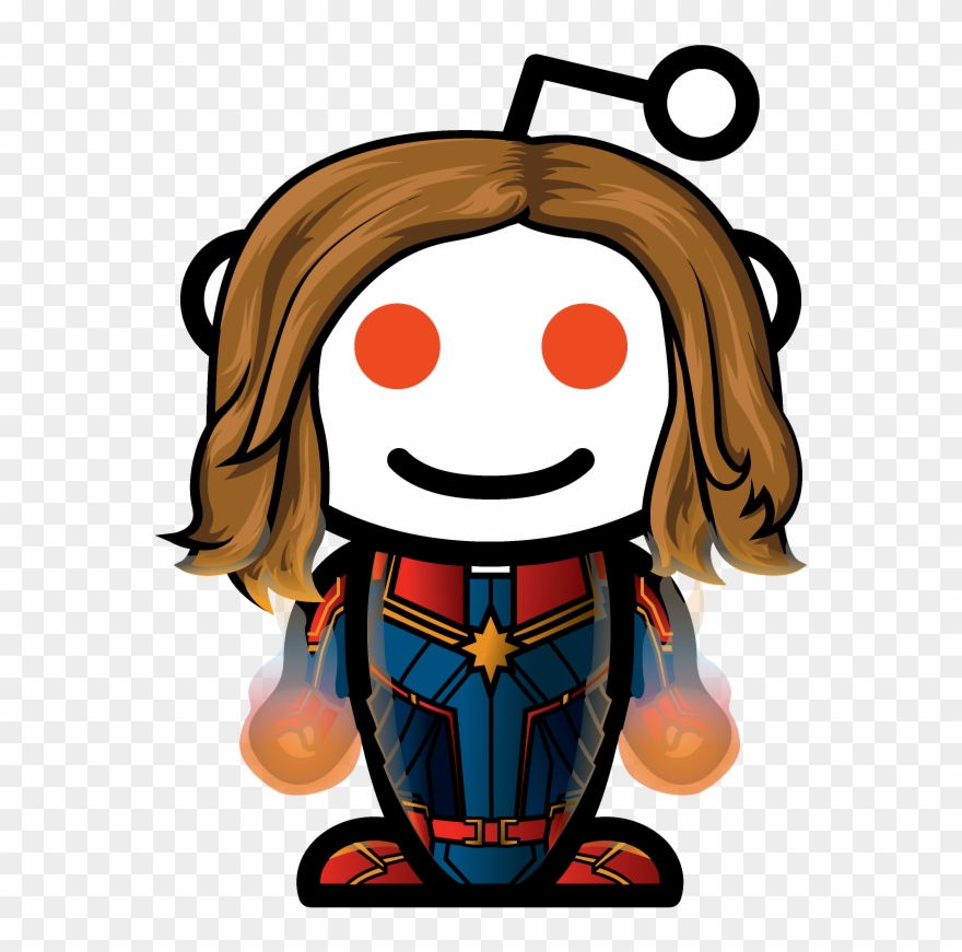 What Makes Her A Hero A Captain Marvel Snoo For You - Cartoon Clipart