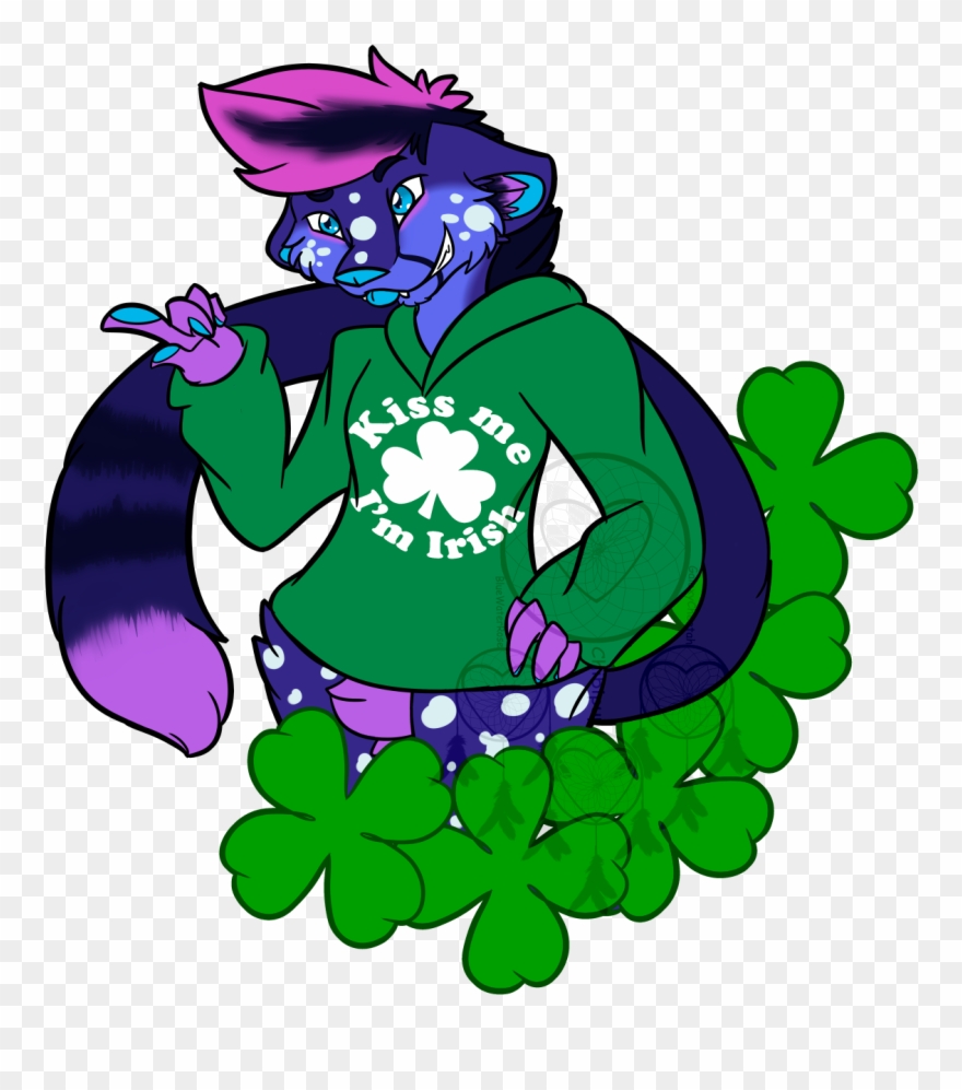 Kiss Me I'm Irish - Cartoon Clipart