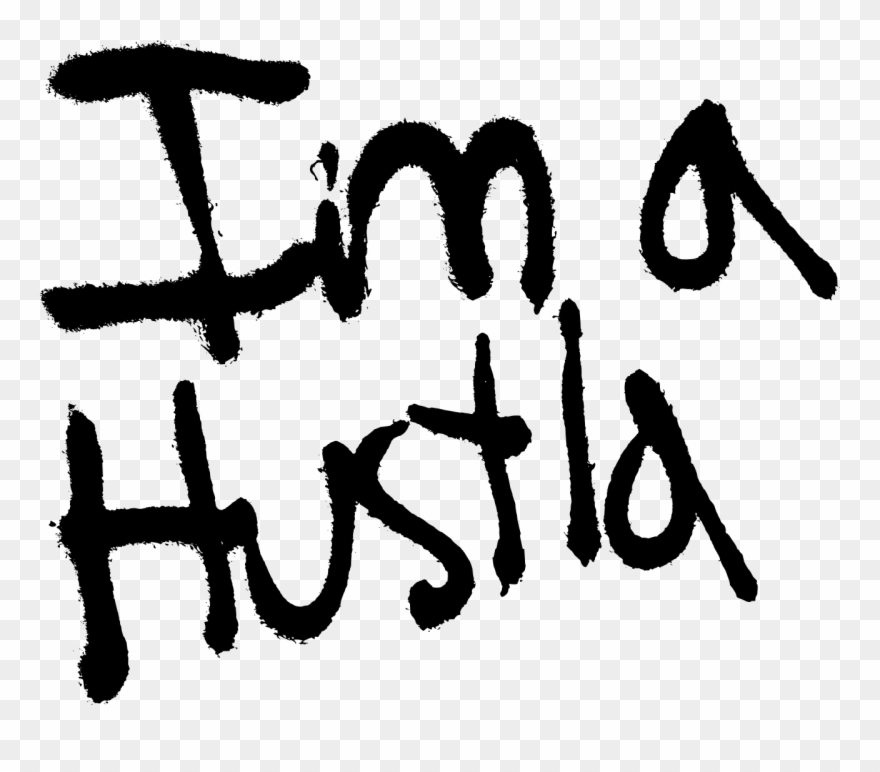 Hustla Hustler Word Clipart