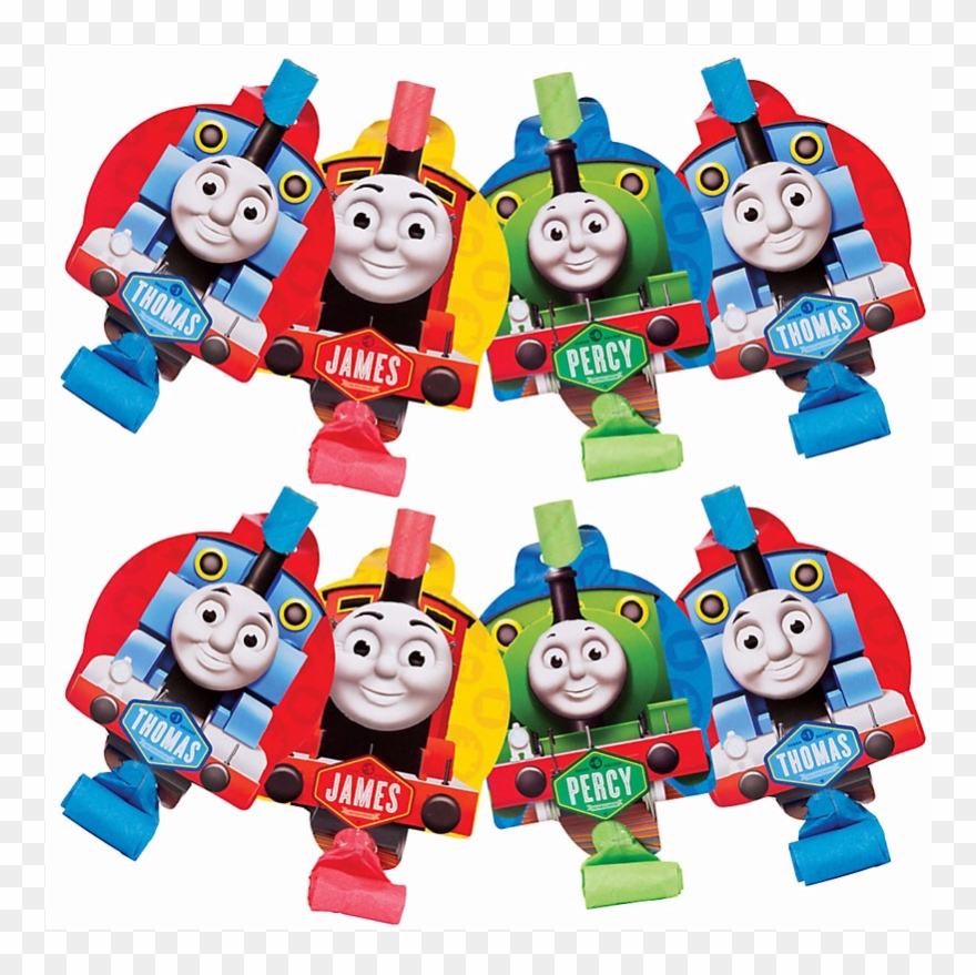Thomas The Tank Engine Blowouts - Set Of 6 Thomas And Friends Party Hats Clipart