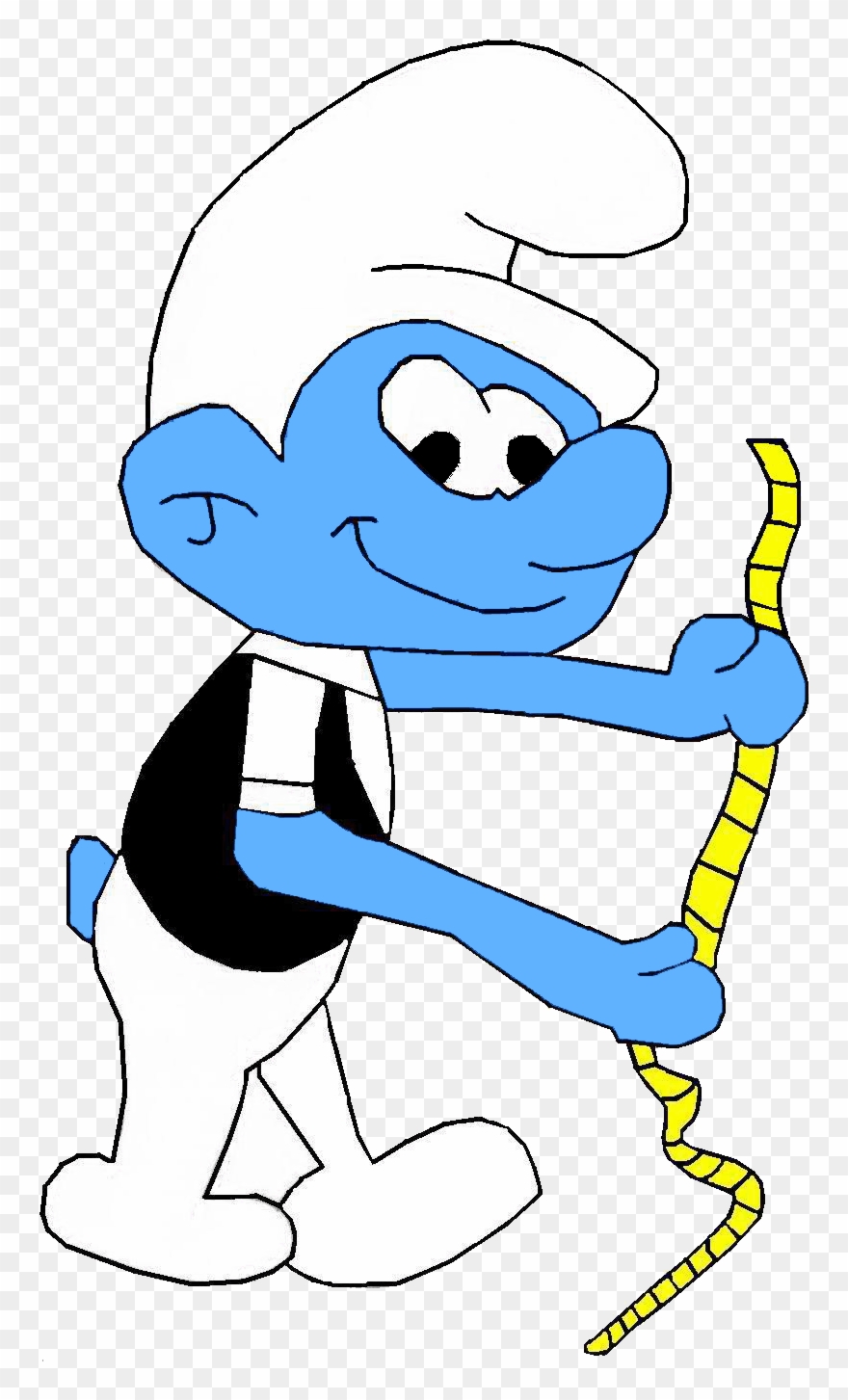 Tailor Smurf Glovey Story - Gif Clipart