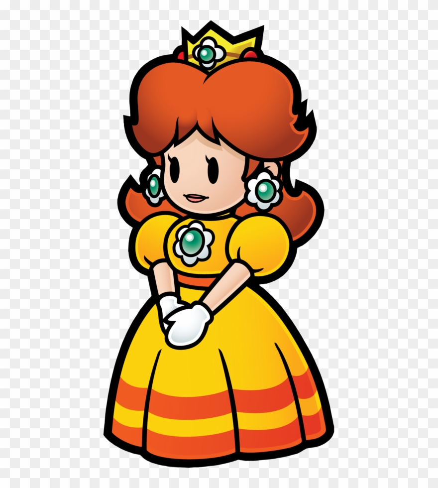 Daisy - Paper Mario Sticker Star Peach Clipart