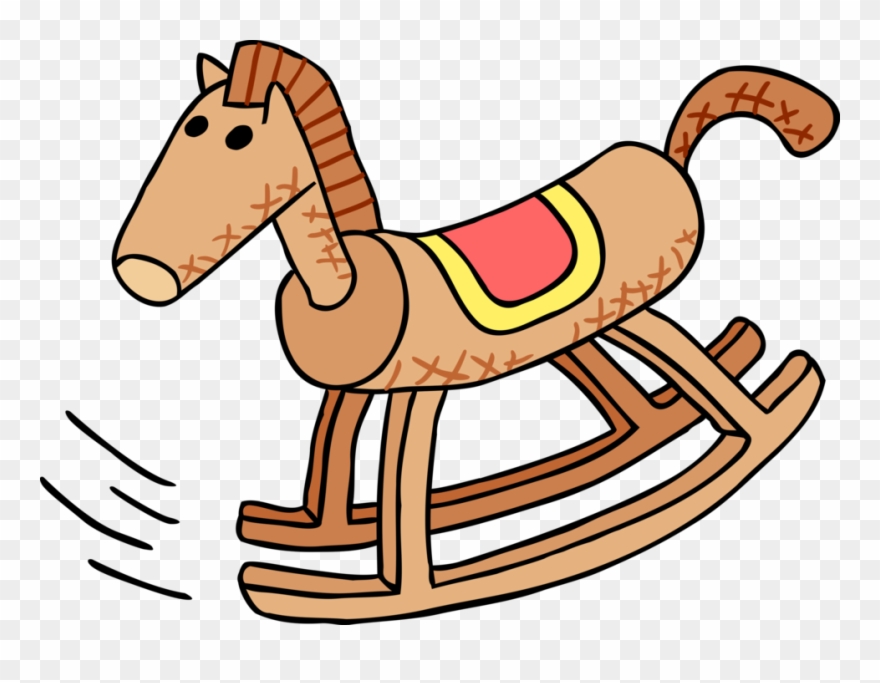Kid S Toy Image Illustration Of Childs - Desenho Cavalo De Pau Clipart