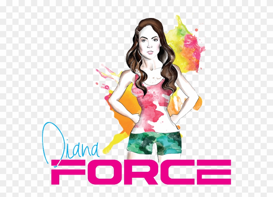 Diana Force Bikini Rocks Challenge - Diana Force Logo Clipart