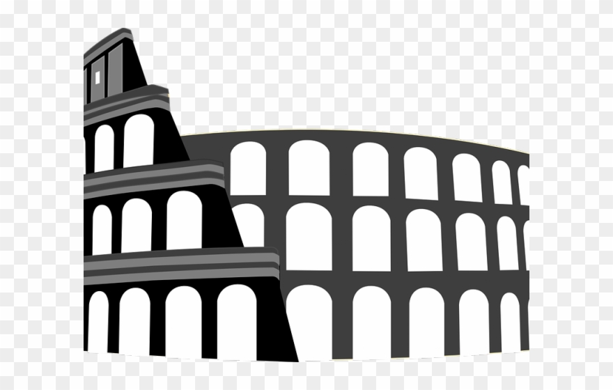 Landmark Clipart Transparent - Colosseum Png