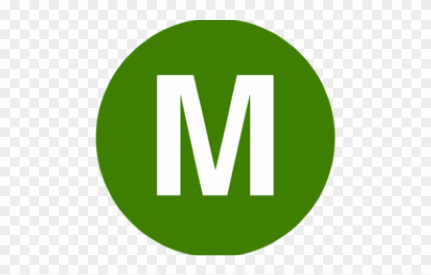Green Clipart M And M - Emblem - Png Download