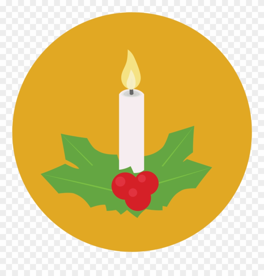 The Icon Is Of A Christmas Candle Sitting In A Small - Gloucester Road Tube Station Clipart