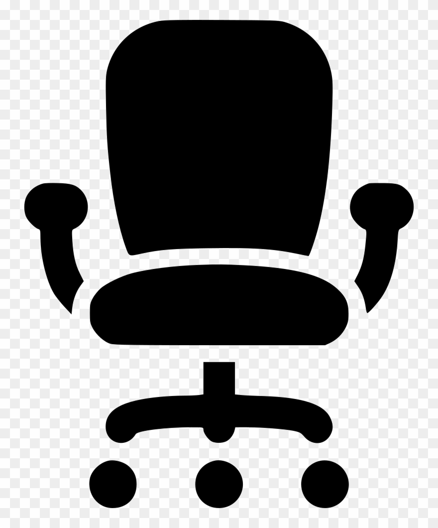 Office Svg Png Icon - Office Chair Icon Png Clipart