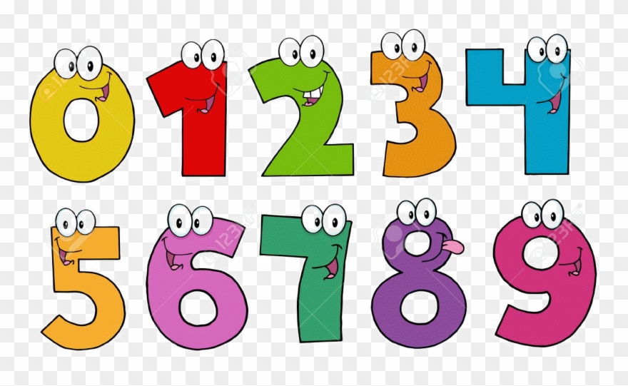 Il Quaderno A Quadretti Tangram Shapes Train Clip Art - Numbers Clipart Transparent Background - Png Download