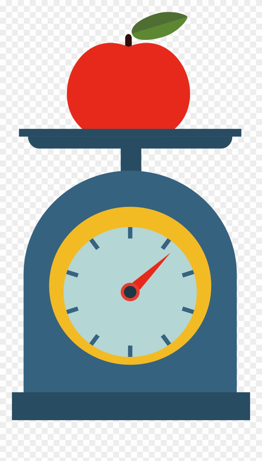 Clipart Library Download Weighing Scale Steelyard Weight - Weighing Scale With Apples Clipart - Png Download