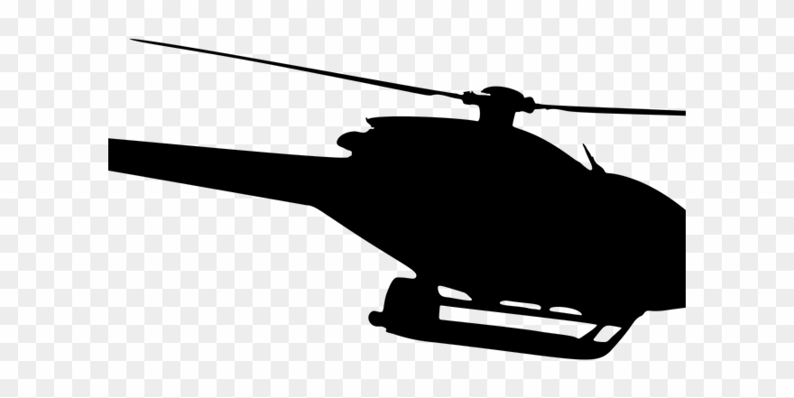 Army Helicopter Clipart Jet - Helicopter Silhouette - Png Download