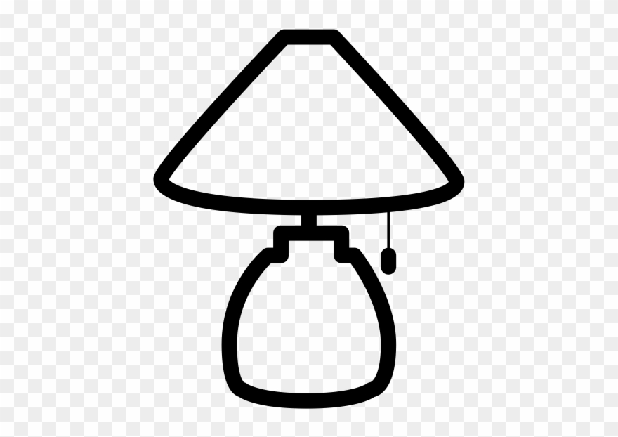 Lamp Rubber Stamp Clipart