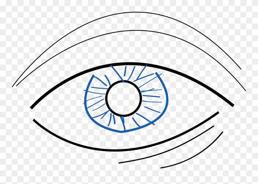 Eye Care And Learning Disabilities - Eye Drawing Png Clipart