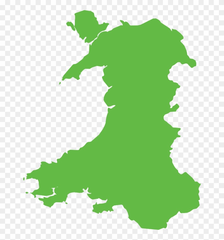 North Wales Mid Wales South East Wales South West Wales - Map Of Ceredigion Wales Clipart