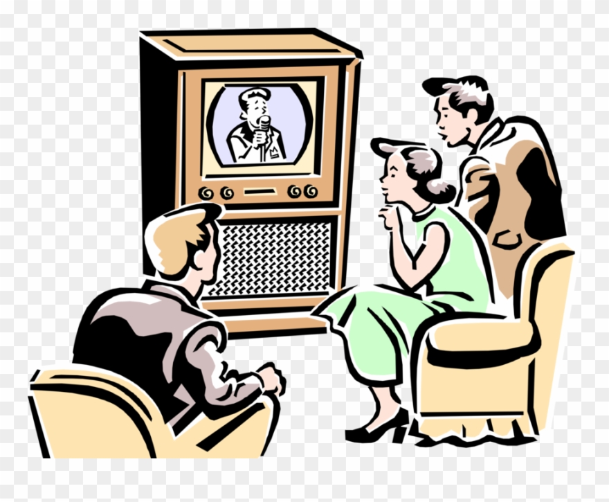 Clip Art Person Svg Free - Watching Tv Clip Art - Png Download