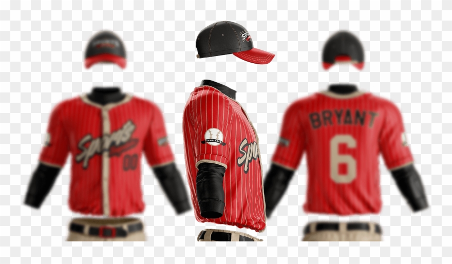 Baseball Uniform Mockup Free Clipart
