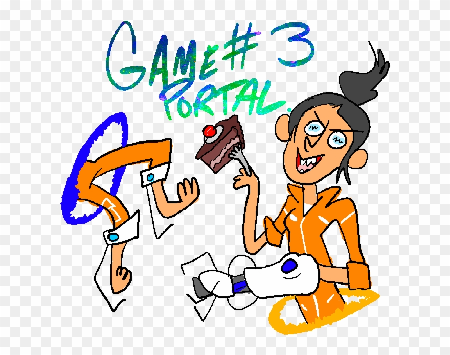 Let's Play Portal "comedy" Might As Well Sprinkle In Clipart