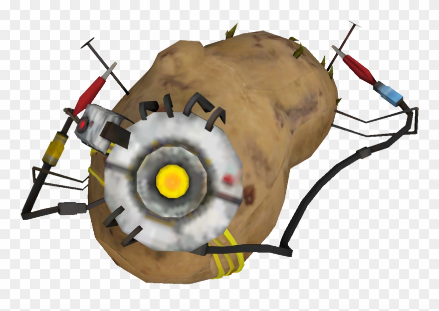 All Images Via The Portal Wiki (2)(3)(4)(5) - Portal 2 Potato Png Clipart