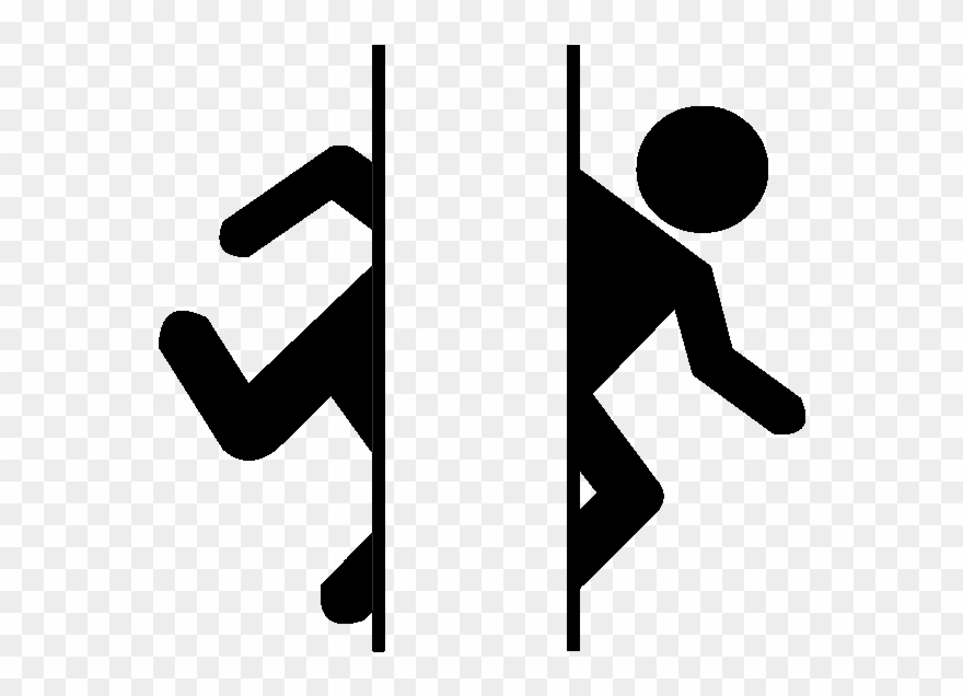 Here's The Collection Of Fun Silhouettes, Personal - Portal 2 Logo Clipart