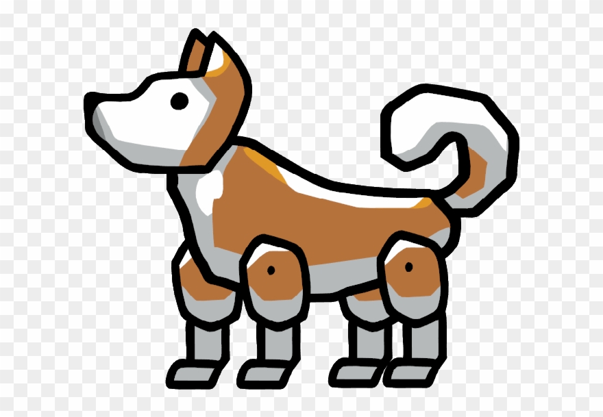 Akita - Scribblenauts Dogs Clipart