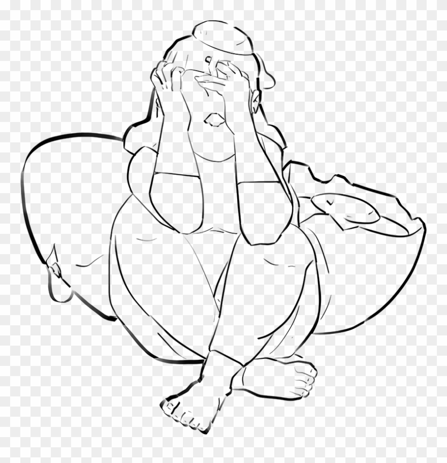 Thank You - Line Art Clipart