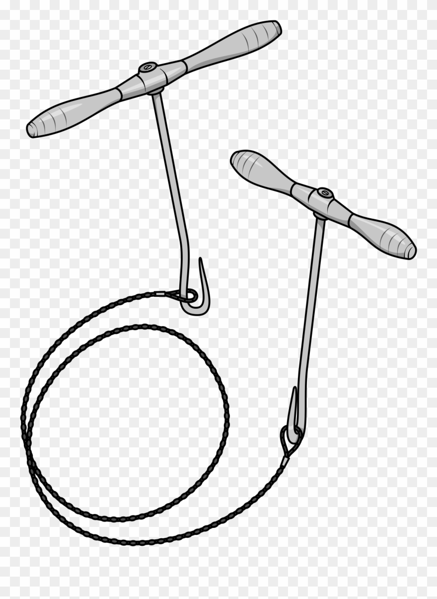 Open - Wire Used For Amputation Clipart
