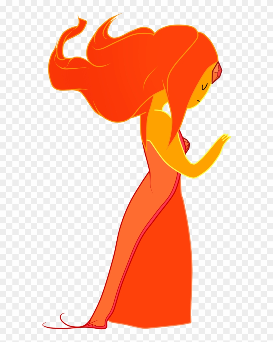 Flame Princess By Axcell1ben-d4vdfuk - Adventure Time Princess Flame Png Clipart