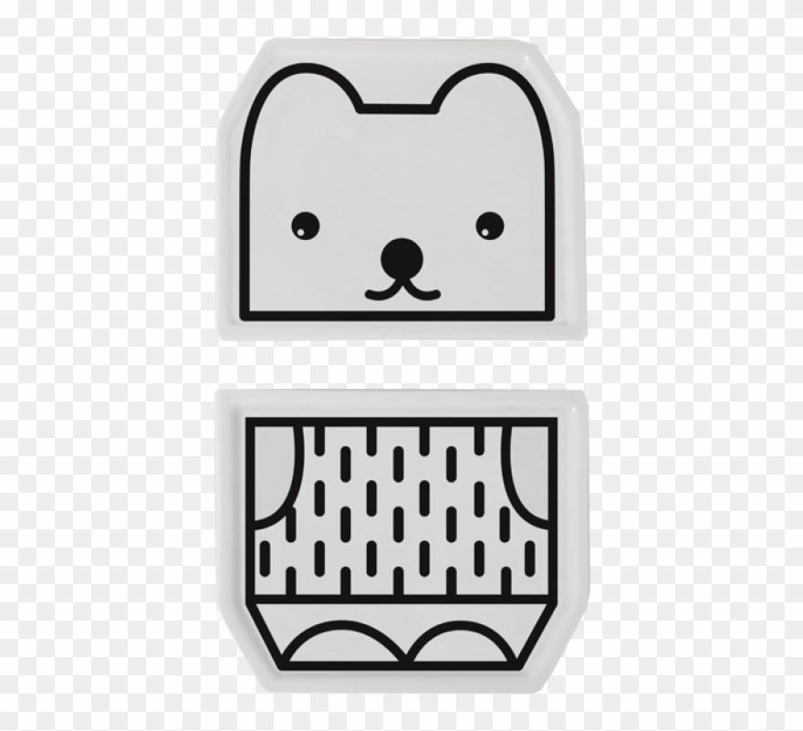 Wee Gallery Mix & Match Plates - Imm Living Imm Wee Gallery Mix & Match Plates (bear) Clipart