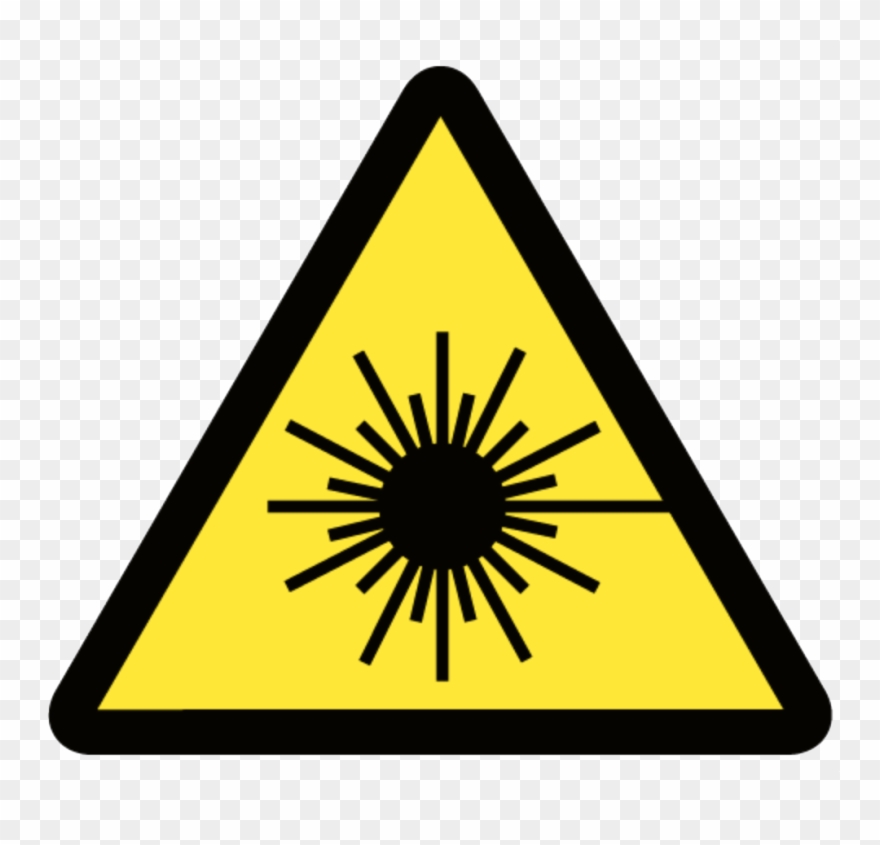 Beam Diameter And Irradiance Calculator - Laser Radiation Warning Signs Clipart