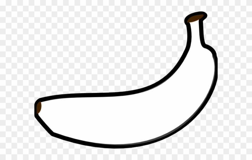 Banana Outline Cliparts - Png Download