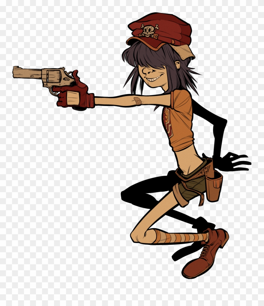 Guns Clipart Png - Gorillaz Transparent Png