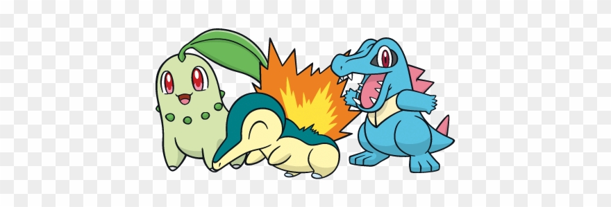 Starter Pokemon Second Generation Clipart