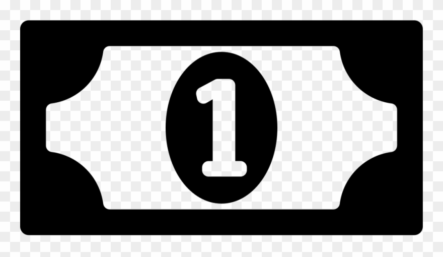 Money Bill Of One Comments - Portable Network Graphics Clipart