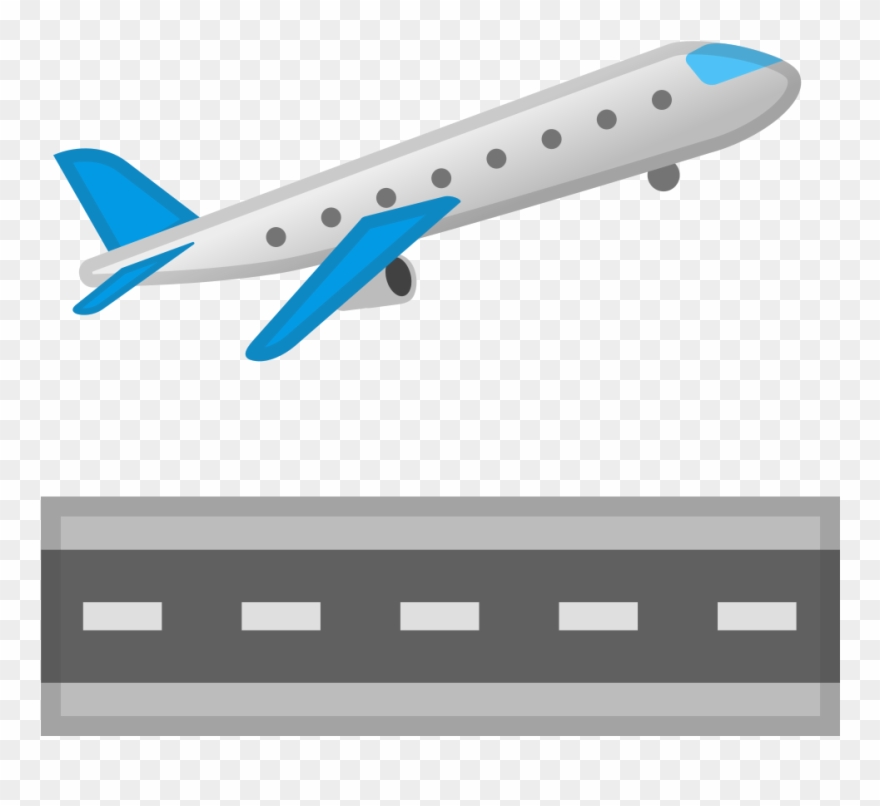 Clipart Airplane Departure - Airplane Emoji Png Transparent Png