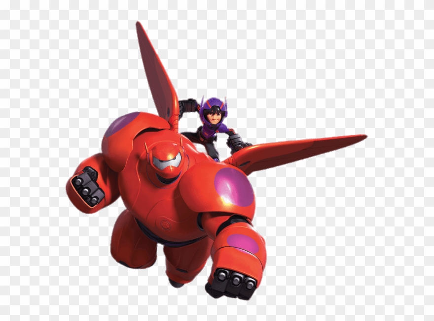 Big Hero 6 Baymax And Hiro In Full Armour - Disney Big Hero 6 Baymax - Sticker Clipart