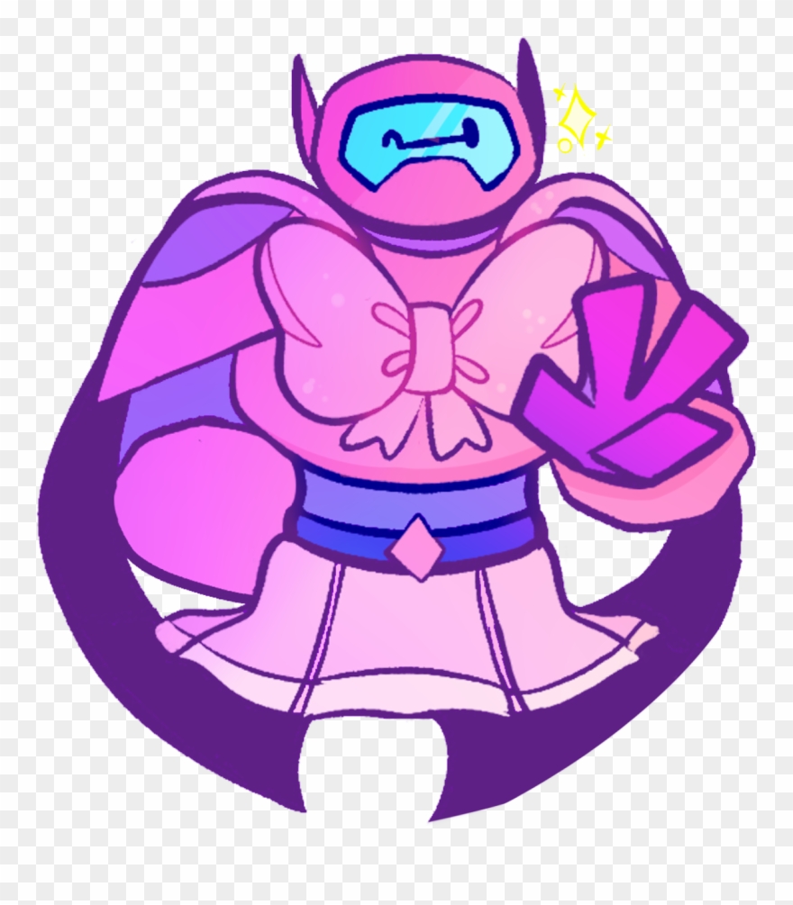 Heres A Quick Lil [magical Girl] Baymax For U - Cartoon Clipart
