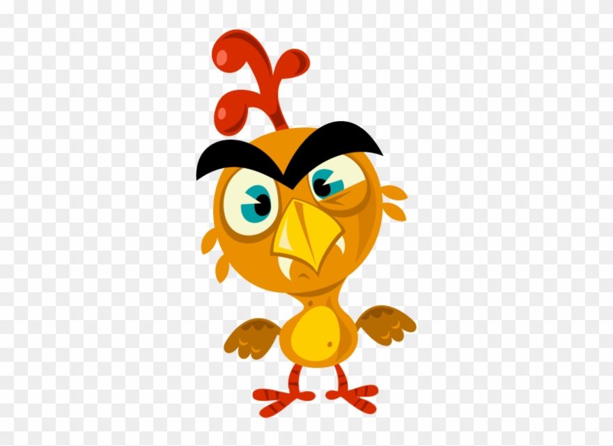 Angry Chicken Games - Cartoon Clipart