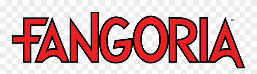 Fangoria Black Outlines With Red No Box - Nashville Clipart