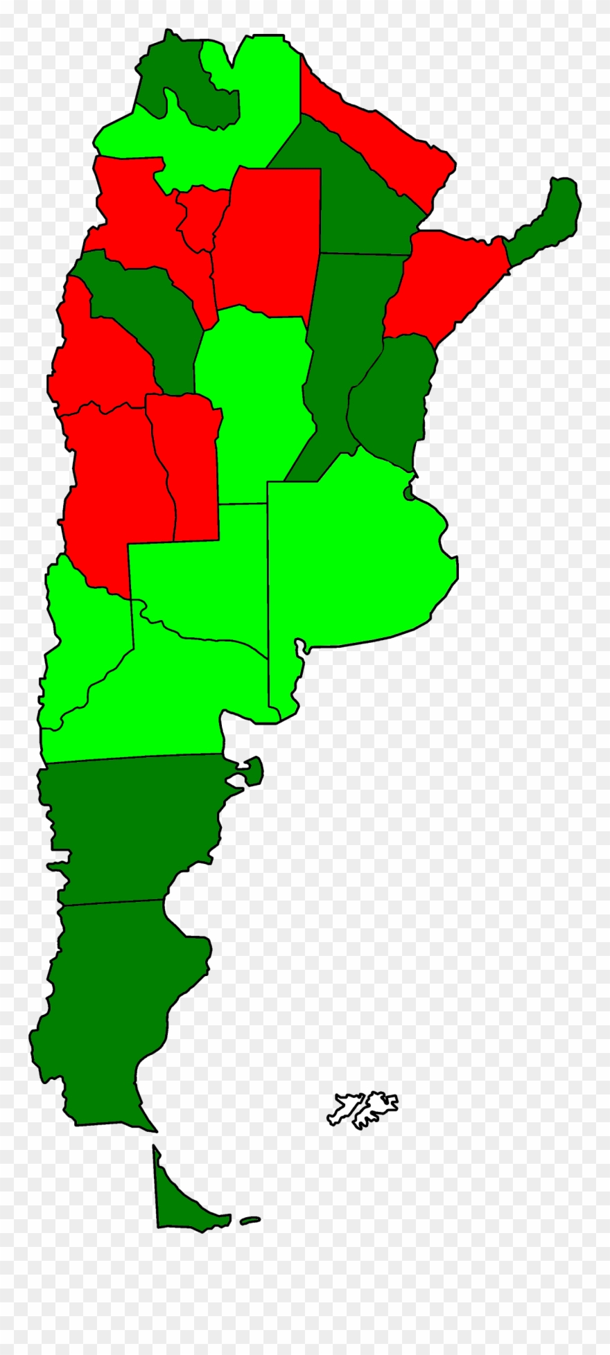 Protocolo De Aborto No Punible Por Provincia - Mapa Electoral Argentina 2017 Clipart