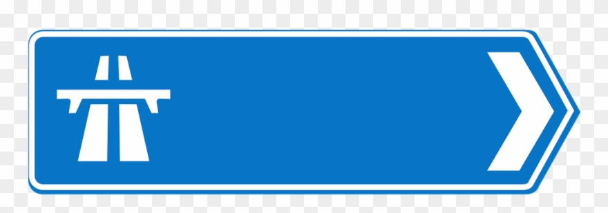 Motorway Sign Clipart